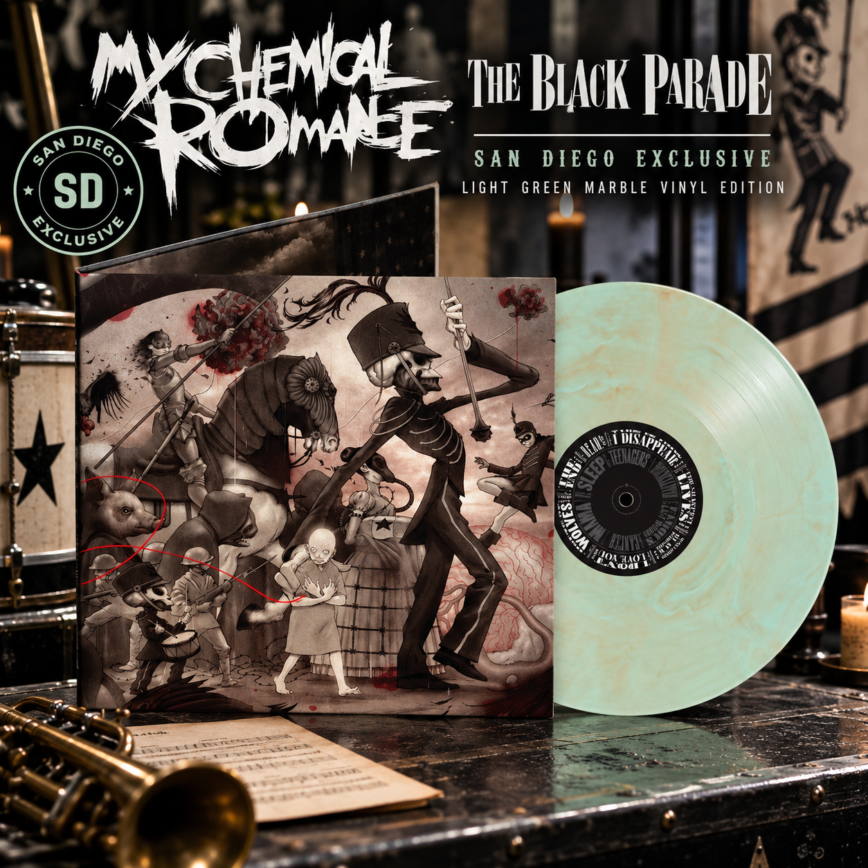 My Chemical Romance - The Black Parade | LP verde San Diego