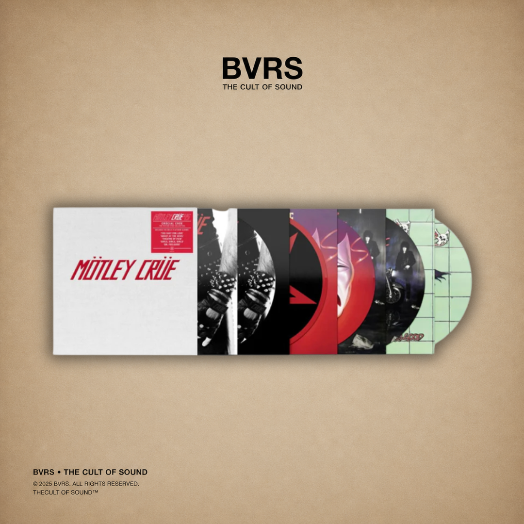 Mötley Crüe - Crücial Crüe 45th Anniversary Picture Disc Box Set Mötley Crüe - Crücial Crüe 45th Anniversary Picture Disc Box Set
