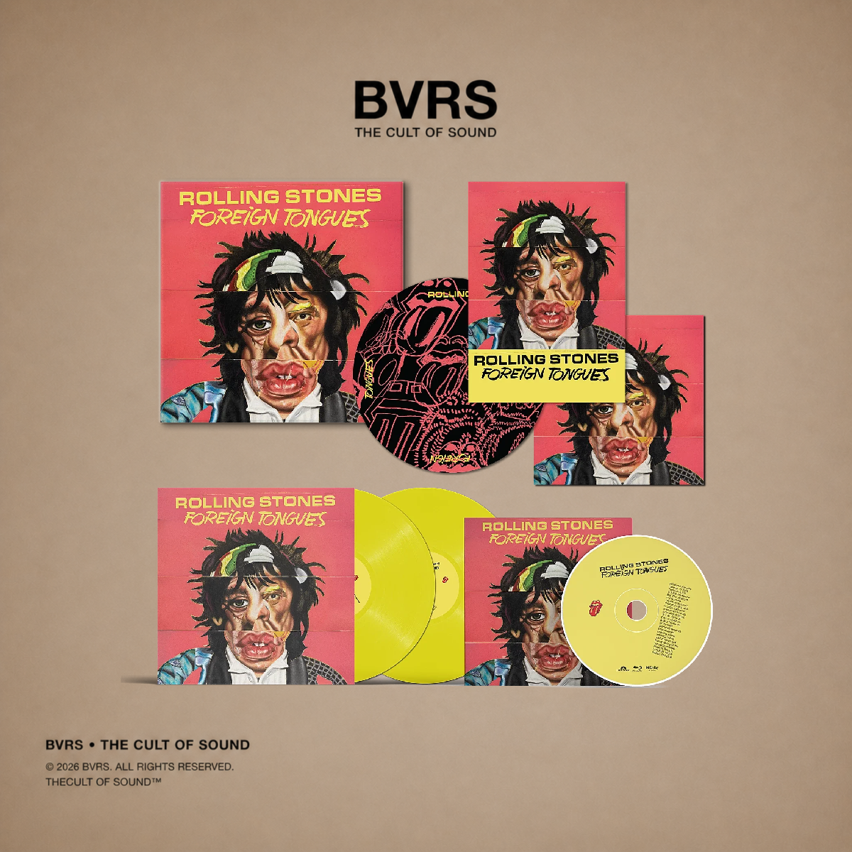 The Rolling Stones – Foreign Tongues Limited Box Set Yellow Vinyl