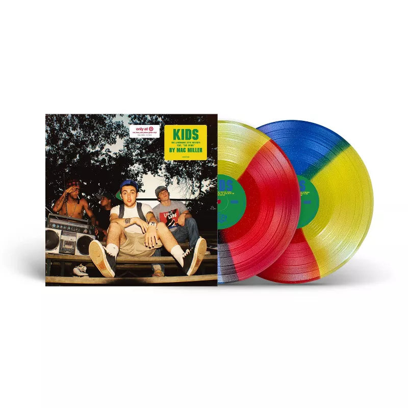 Mac Miller - KIDS (Limited Edition Red, Blue and Yellow Glitter Mac Miller - KIDS (Limited Edition Red, Blue and Yellow Glitter