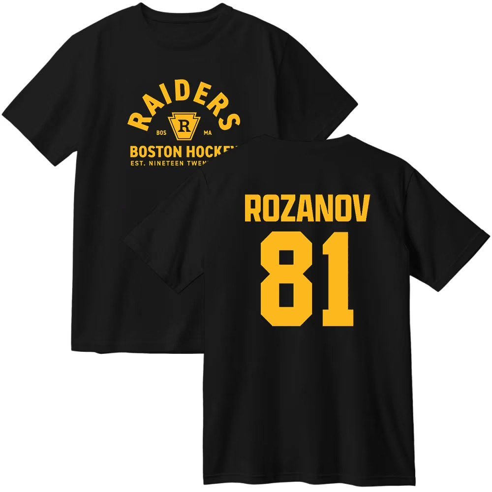 HeatRivalry Ilya Rozanov 81 T-shirt unisexe col rond à manches courtes décontracté streetwear, gris, 4XL