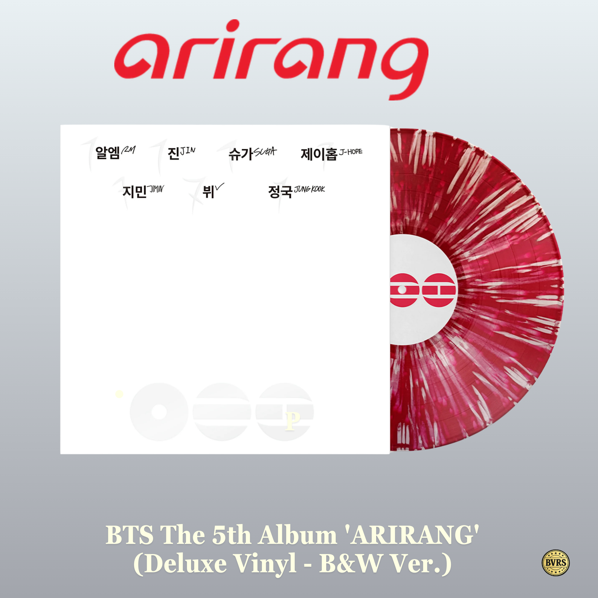 BTS 5º Álbum Deluxe Vinyl B&W - Edición Limitada Vinilo