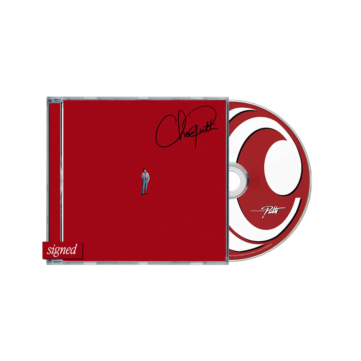 CHARLIE PUTH - Whatever's Clever! Signed CD UK – Black Vinyl