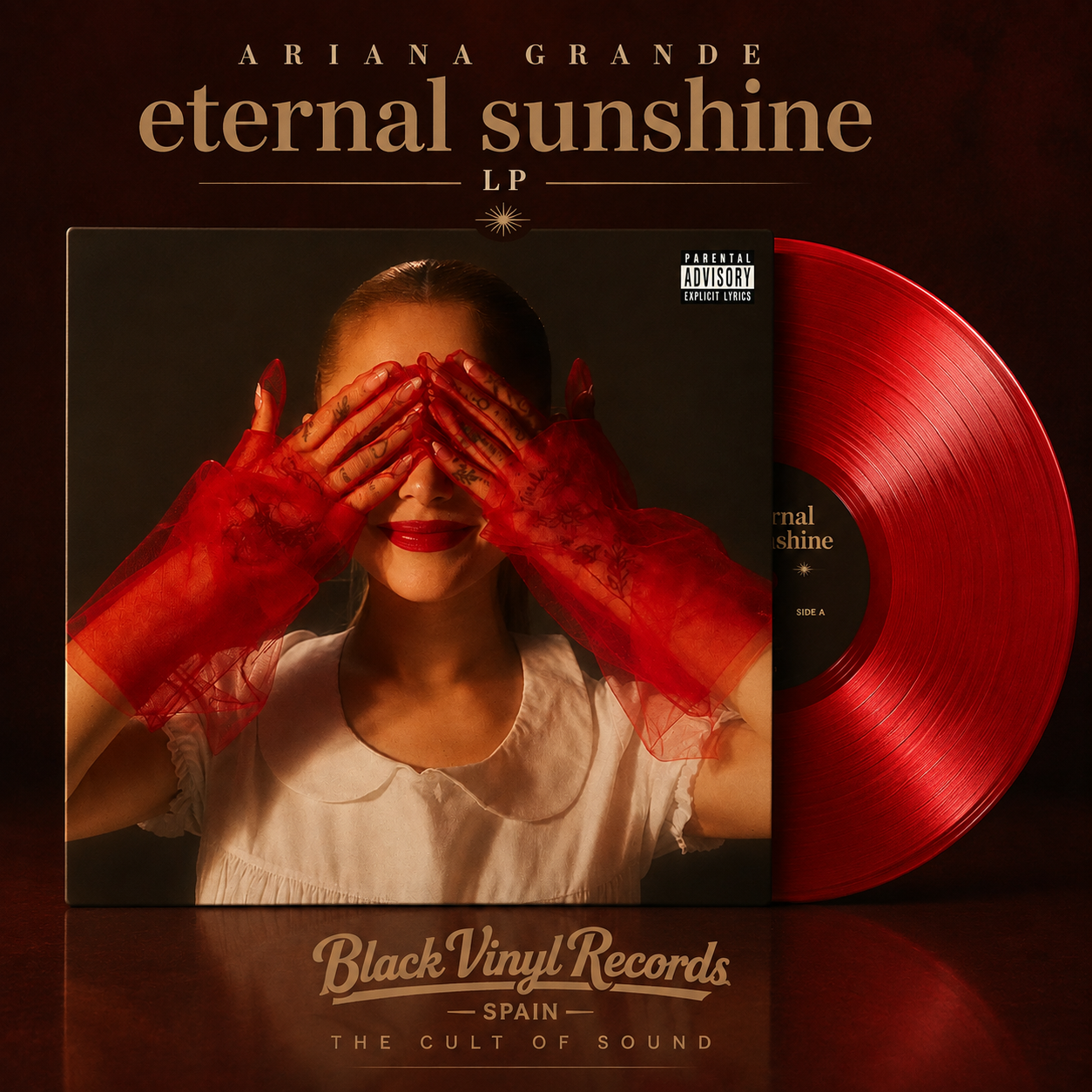 ARIANA GRANDE-ETERNAL SUNSHINE-LP RED