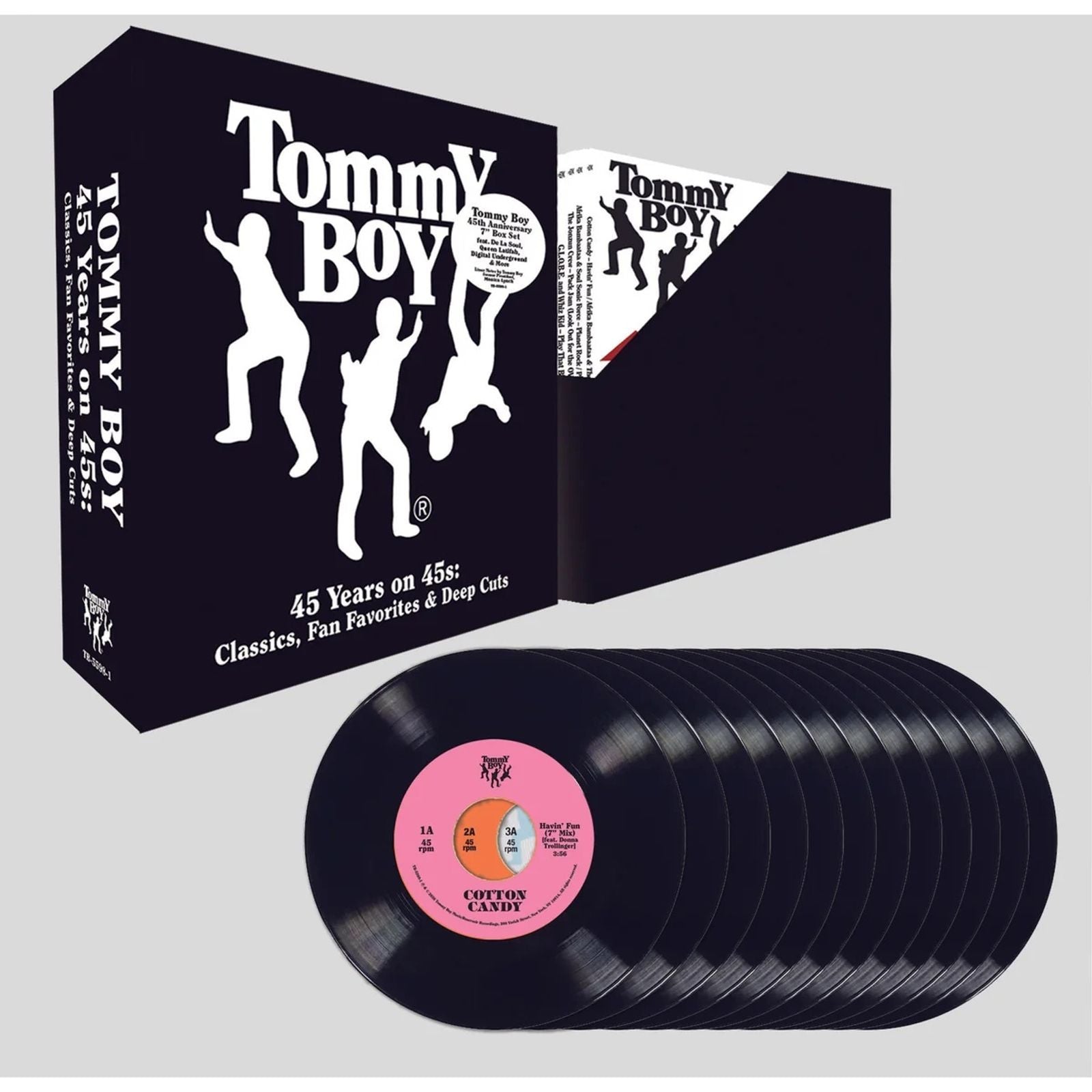 Tommy Boy - 45 Years on 45S: Classics, Fan Favor 12X7" - Black Vinyl Records Spain