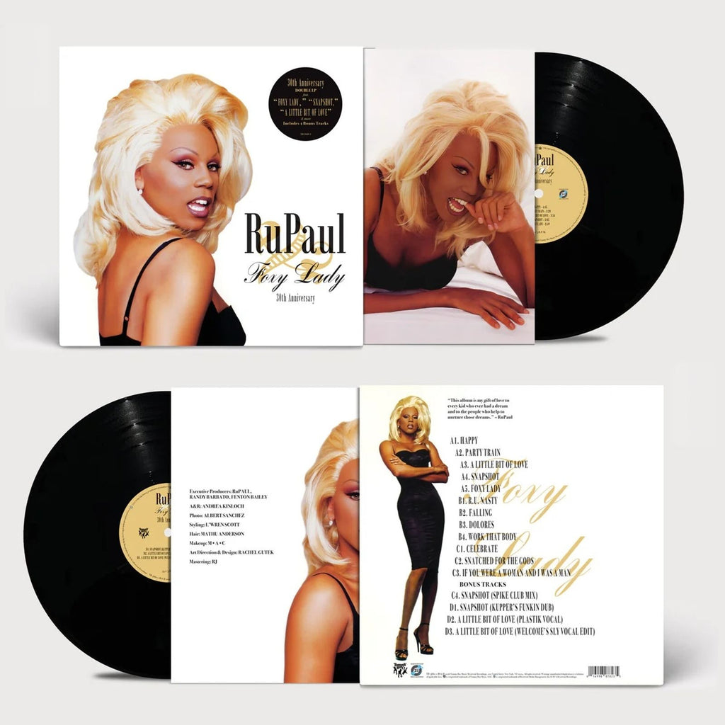 RuPaul Foxy Lady 2 LPs - Black Vinyl Records Spain