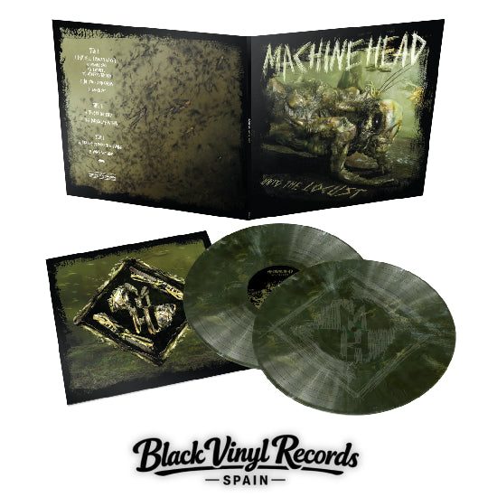 Machine Head - Unto The Locust 15th Anniversary (2LP Vinilo Mármol Verde Oscuro - Edición Limitada)