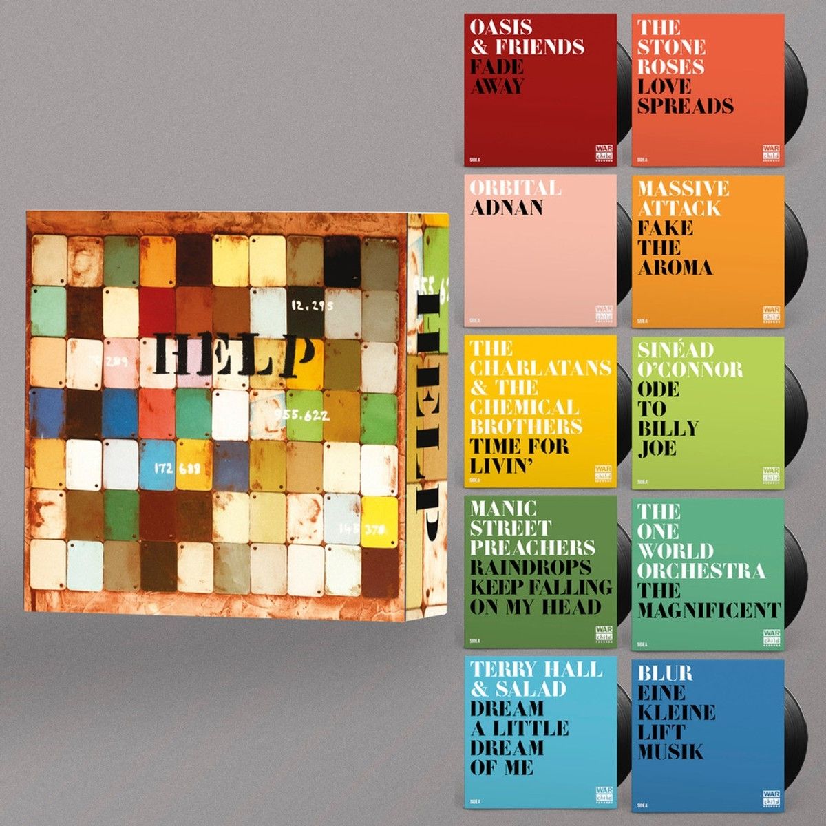 HELP 30th Anniversary (Limited Numbered Edition) (7" Boxset) 10 Singles 7"