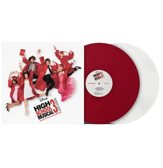 High School Musical 3: Senior Year / O.s.t. Red & White Coloured Vinyl edition - Black Vinyl Records Spain