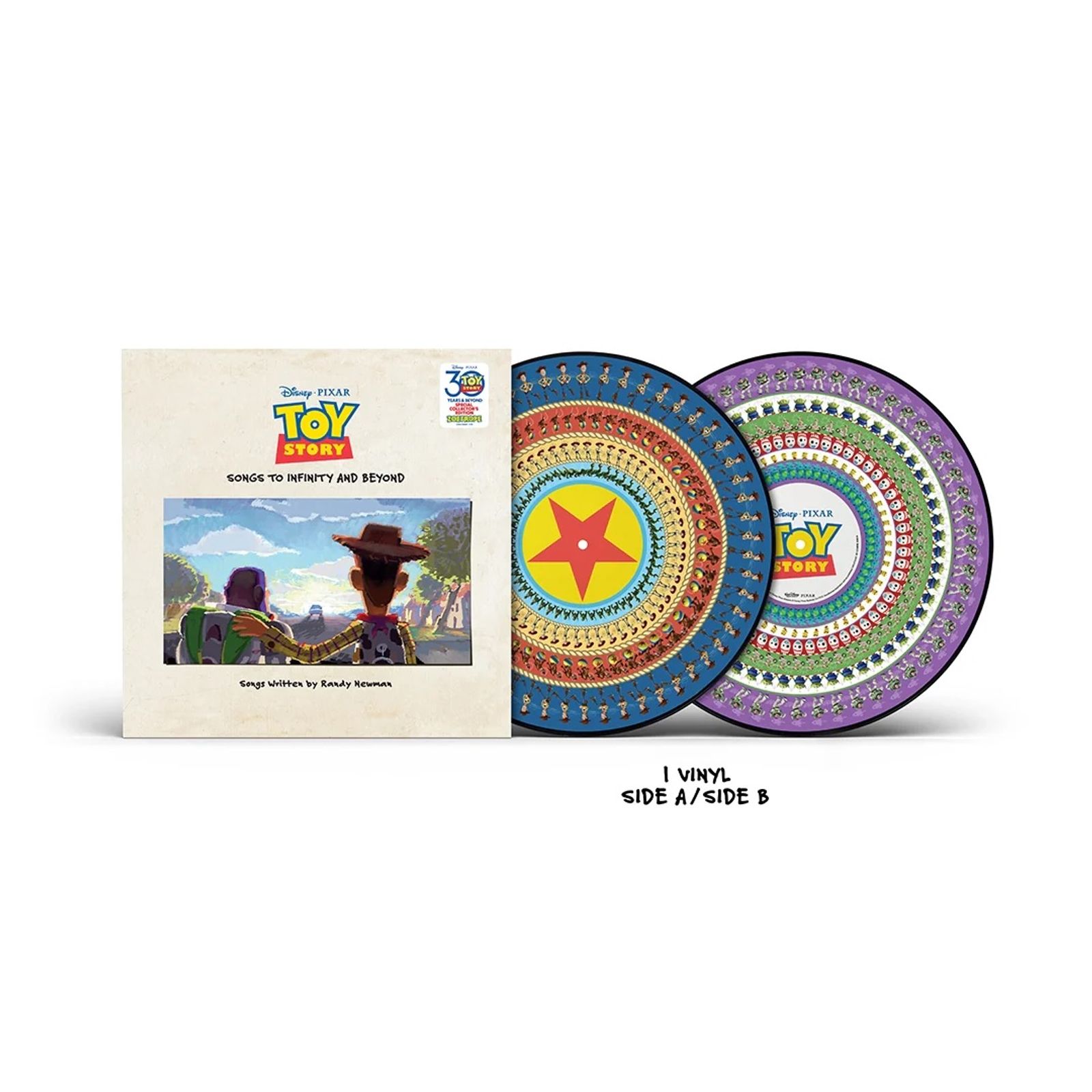 Toy Story: Songs to Infinity and Beyond (Zoetrope Vinyl) IMPORT - Black Vinyl Records Spain