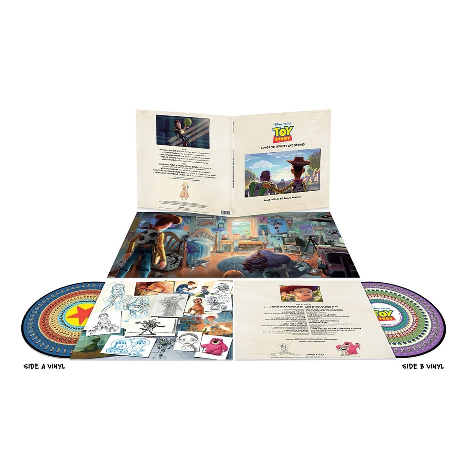 Toy Story: Songs to Infinity and Beyond (Zoetrope Vinyl) IMPORT - Black Vinyl Records Spain