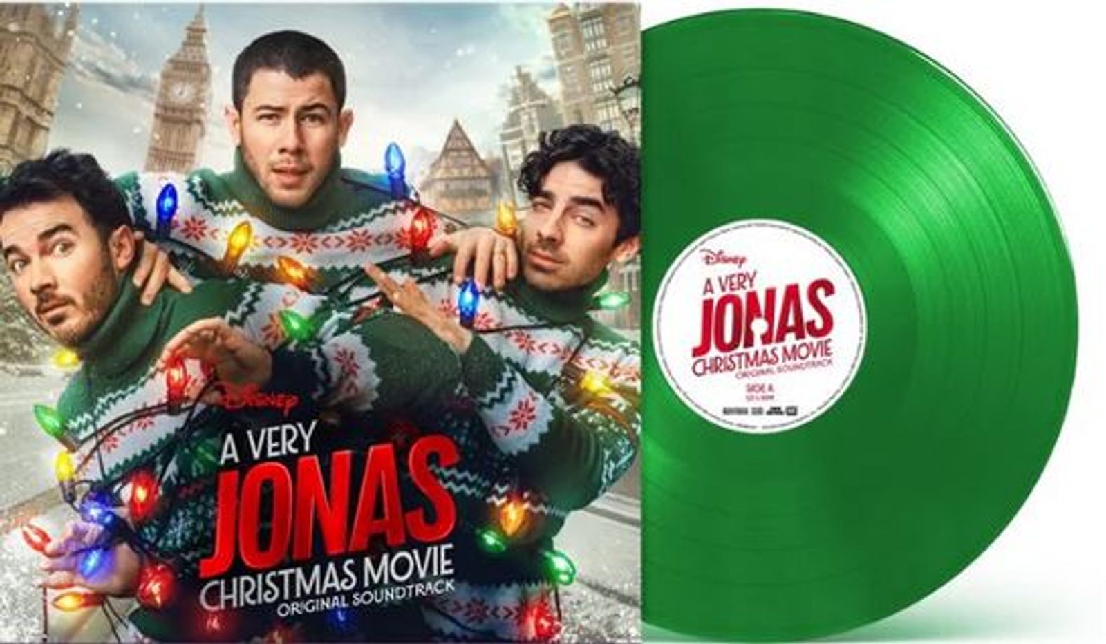 Jonas Brothers A Very Jonas Christmas Movie (Original Soundtrack) (Green Vinyl)