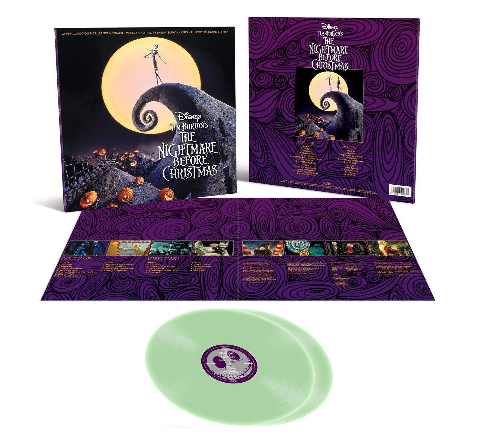 The Nightmare Before Christmas (Glow In The Dark Vinyl) 2 LPs