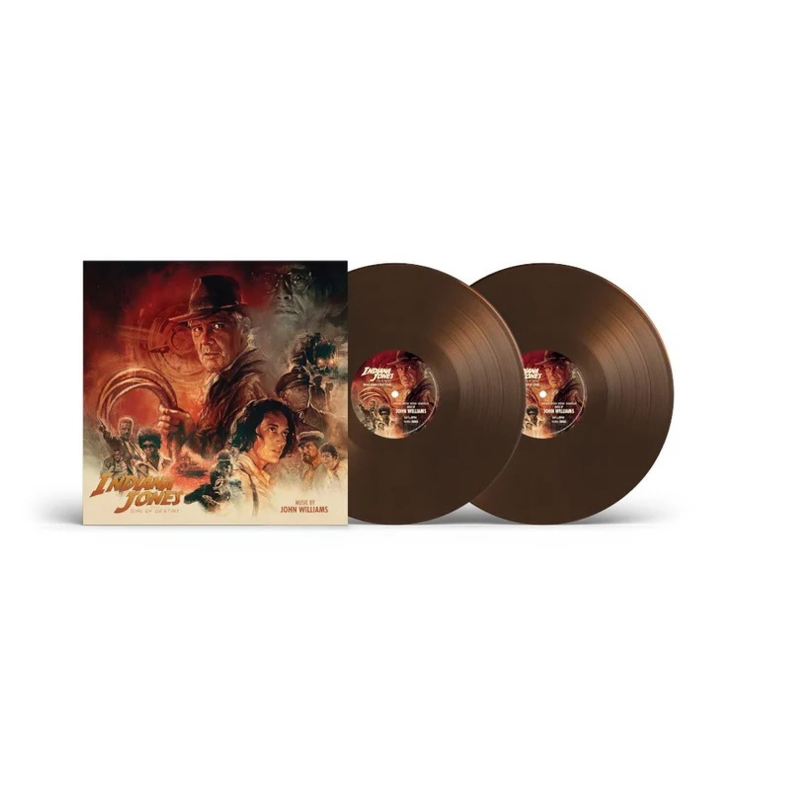 John Williams Indiana Jones And The Dial Of Destiny  (Brown Vinyl) 2 LPs