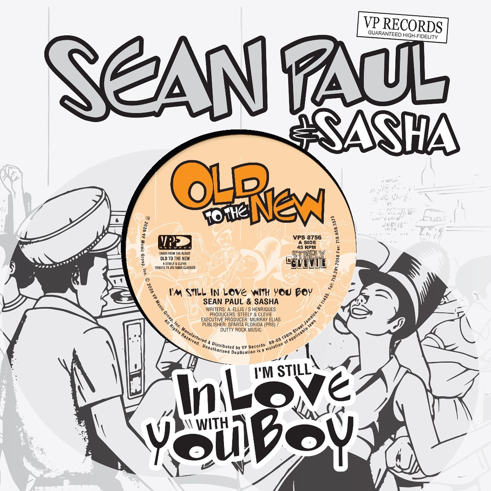 Sean Paul & Sasha: I'm Still In Love With You  Single 7" - Black Vinyl Records Spain