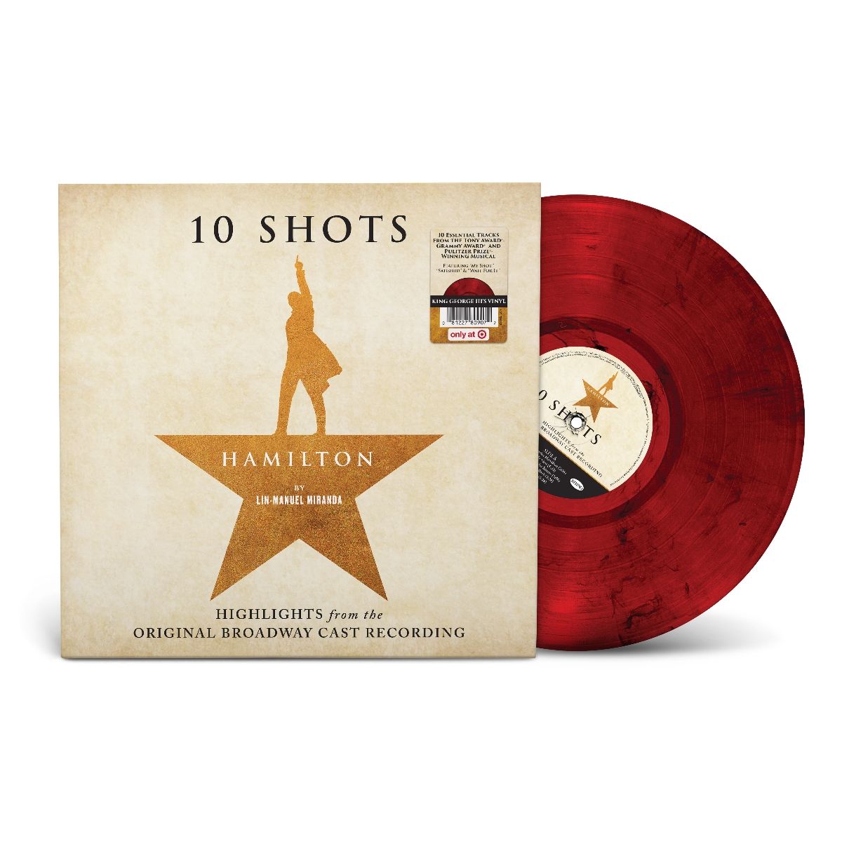Hamilton: 10 Shots - Highlights From The Original Broadway Cast Recording LP