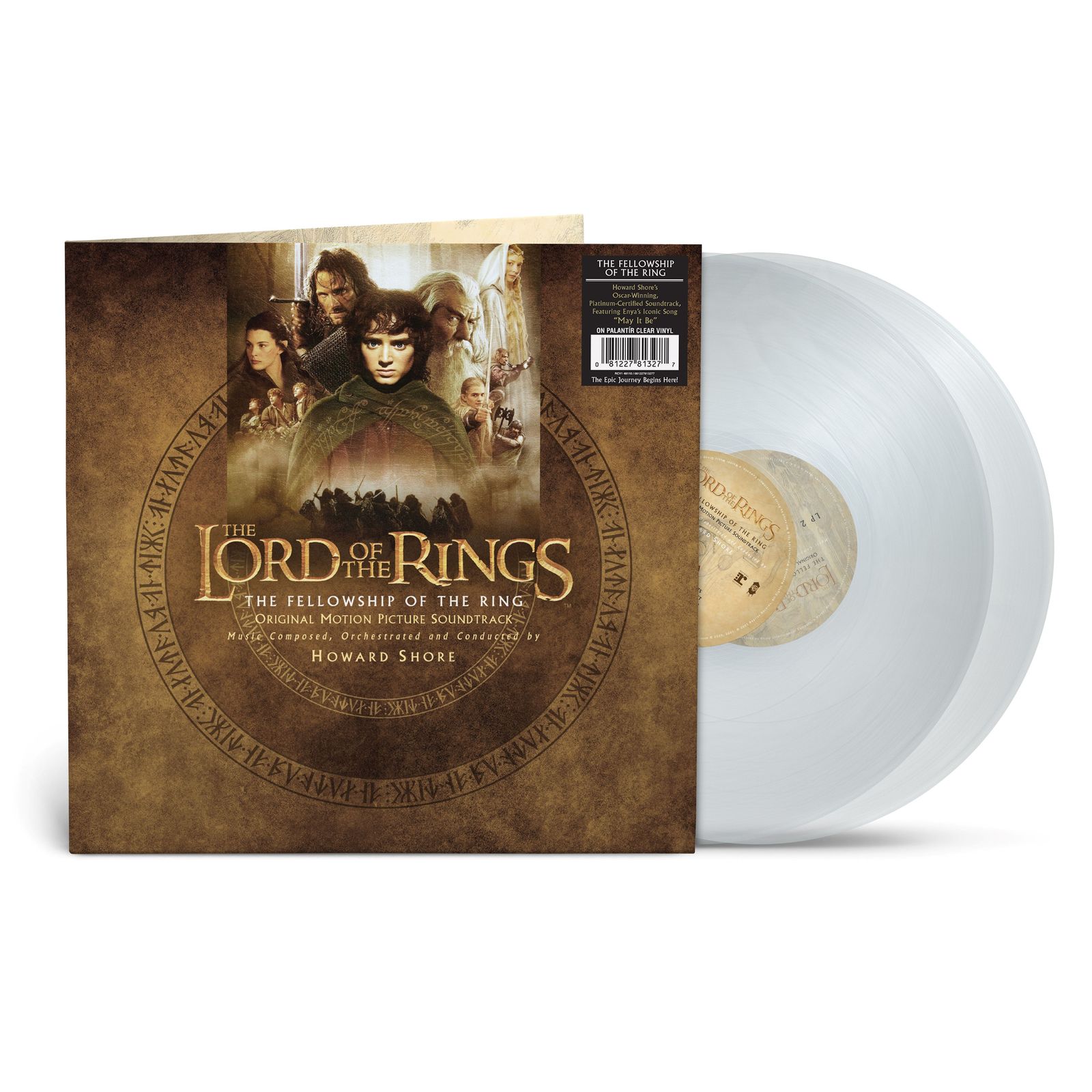 The Lord Of The Rings: Fellowship Of The Rings (Palantir Clear Vinyl) 2 LPs