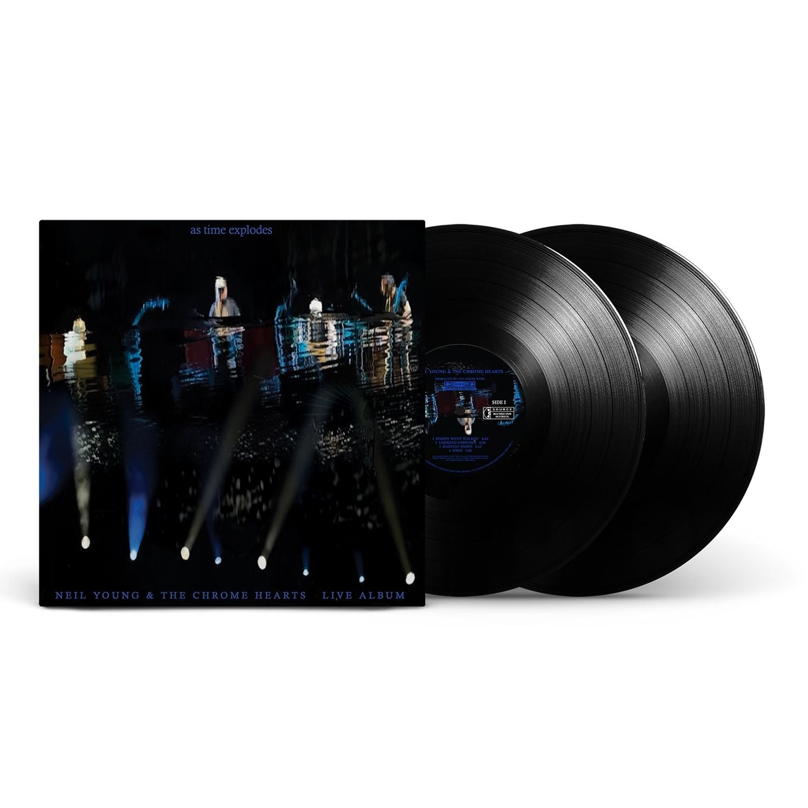Neil Young & The Chrome Hearts As Time Explodes - Live Album (140g) 2 LPs - Black Vinyl Records Spain
