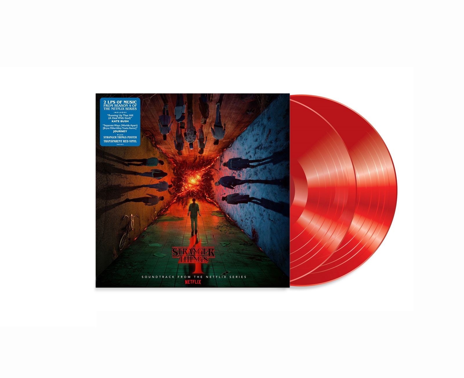 Stranger Things Season 4 (O.S.T) (Transparent Red Vinyl) 2 LPs