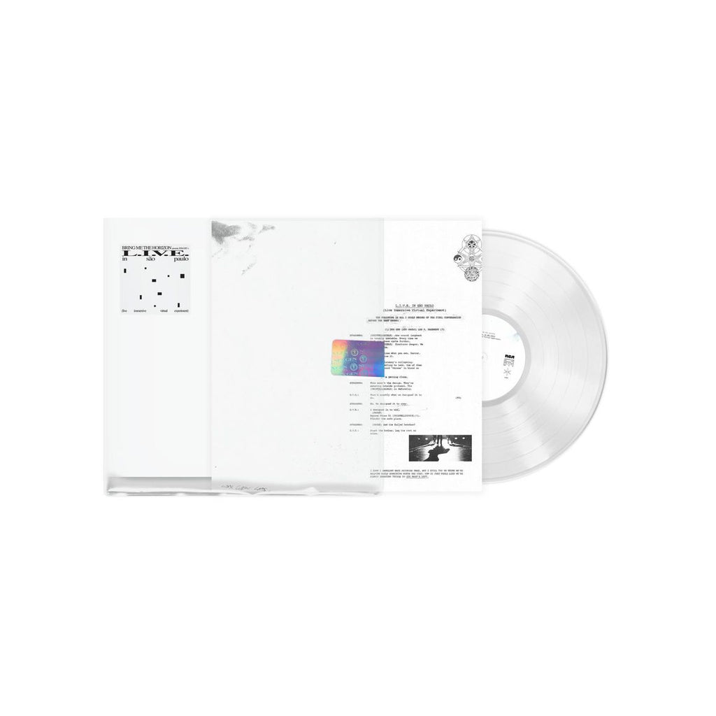 Bring Me The Horizon: L.I.V.E. In Sao Paulo (Live Immersive Virtual Experiment) (Crystal Clear Vinyl) 2 LPs - Black Vinyl Records Spain