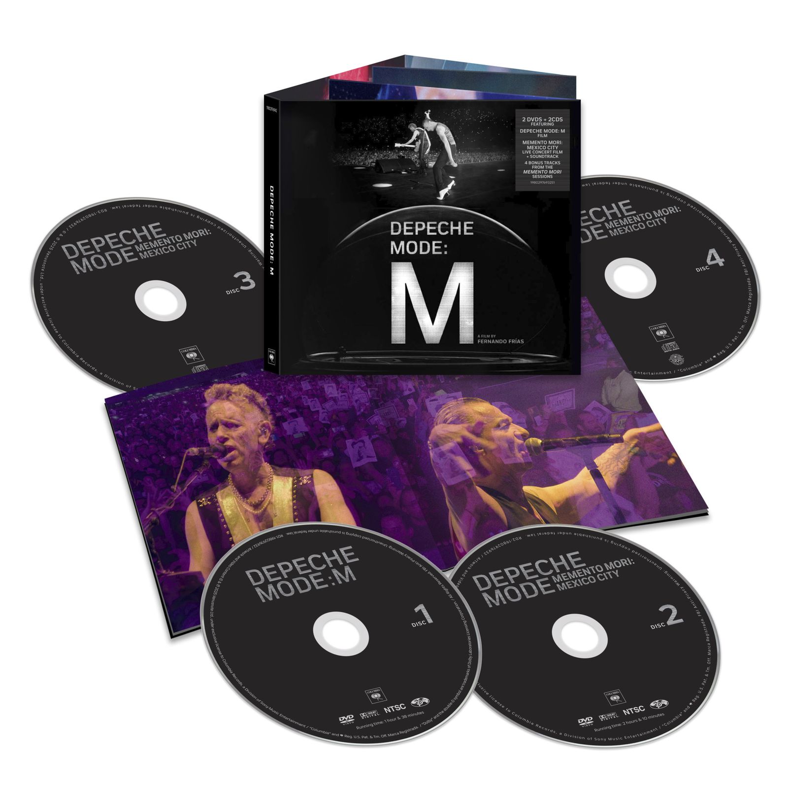 Depeche Mode Memento Mori: Mexico City 2 DVDs, 2 CDs