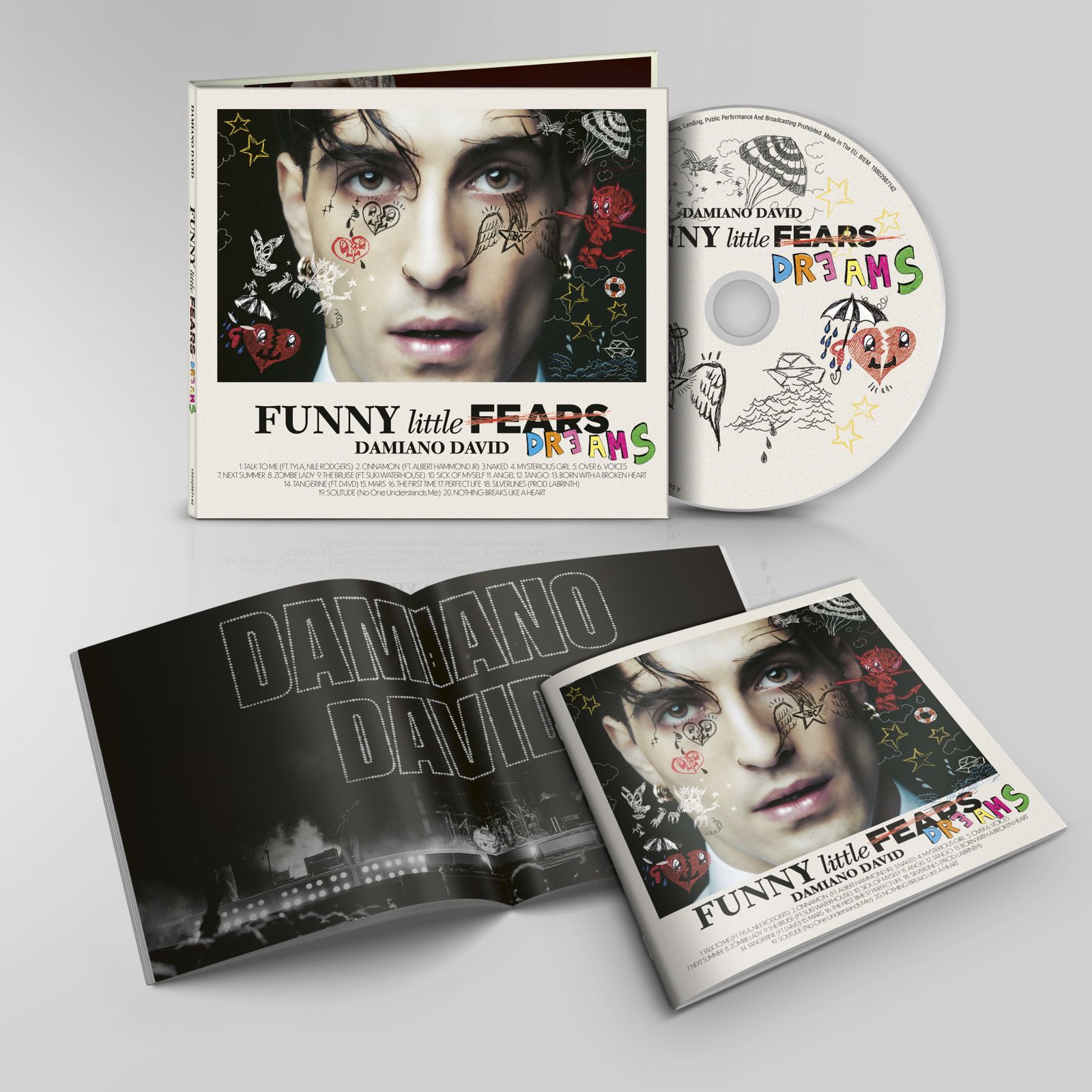 Damiano David FUNNY little FEARS (DREAMS) CD