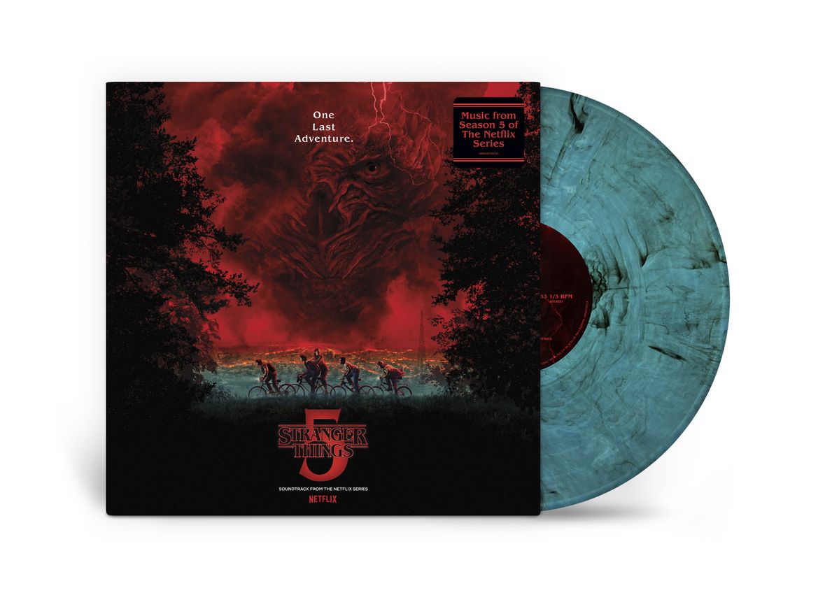 Stranger Things 5 (Soundtrack From The Netflix Series) (Limited Indie Exclusive Edition) (Sea Blue Smoke Vinyl) - Black Vinyl Records Spain