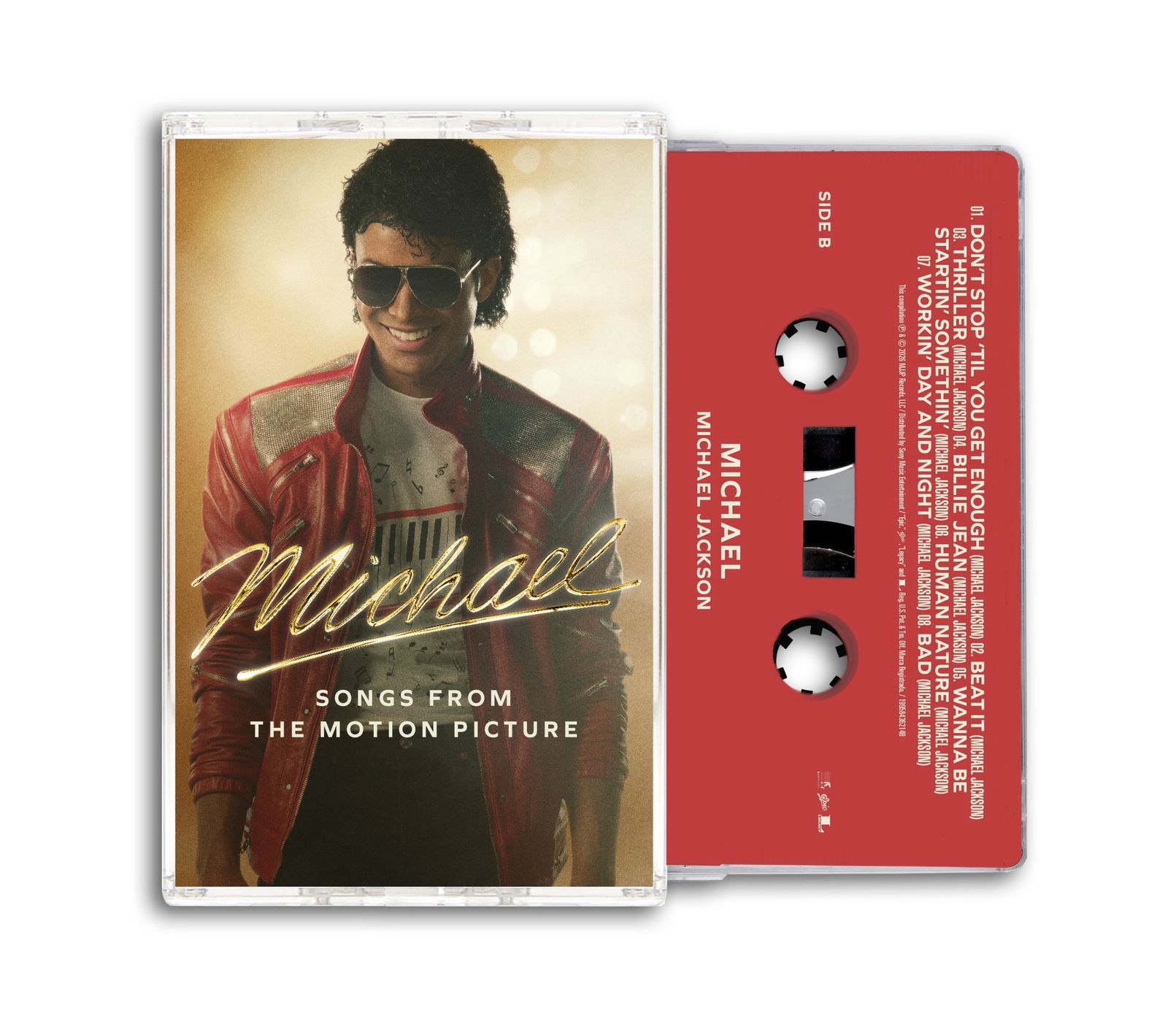 Michael Jackson Michael: Songs From The Motion Picture (Red Cassette)