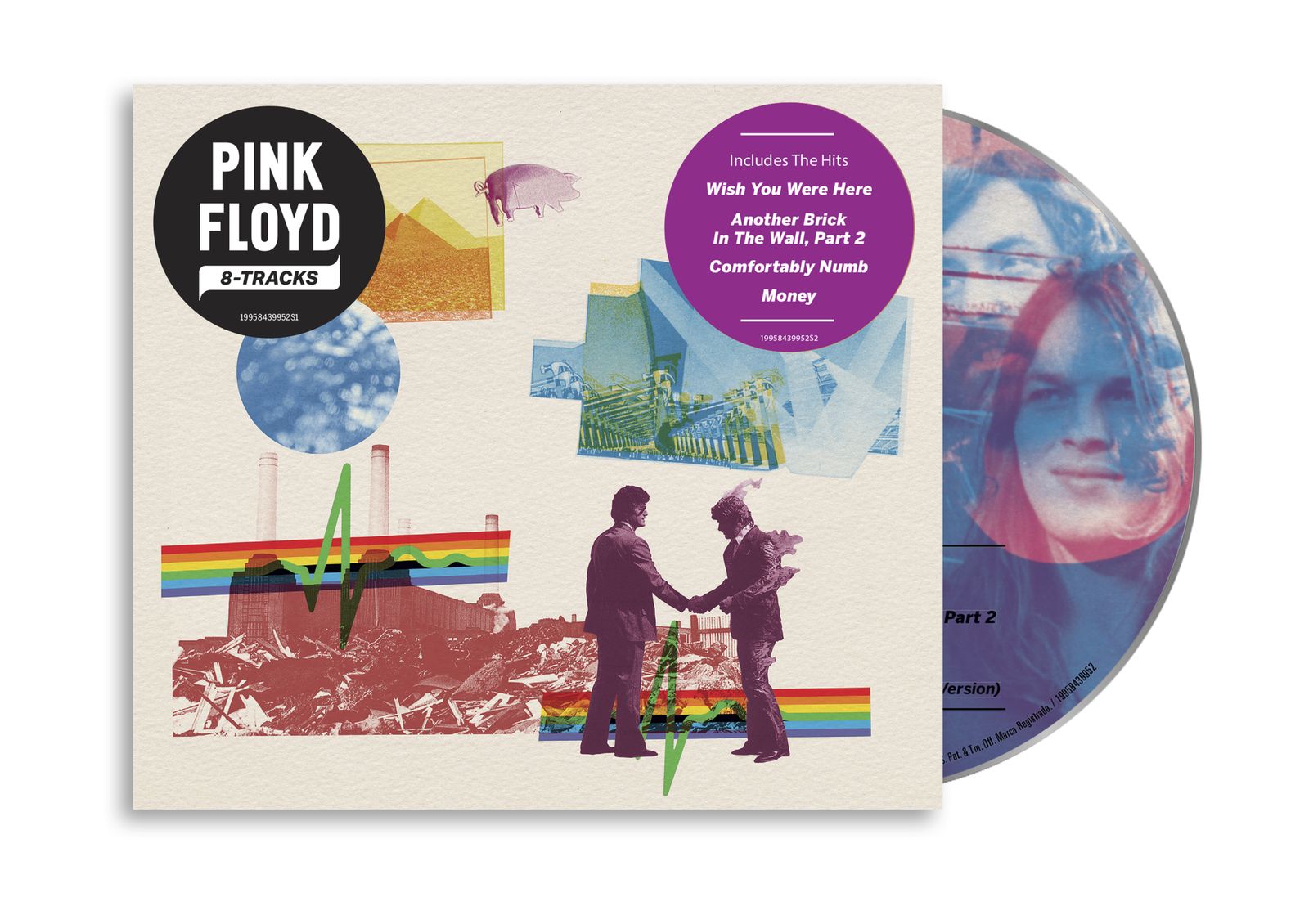 Pink Floyd 8-Tracks CD - Black Vinyl Records Spain