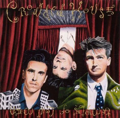 Crowded House - Temple of Low men RED LP - Black Vinyl Records Spain