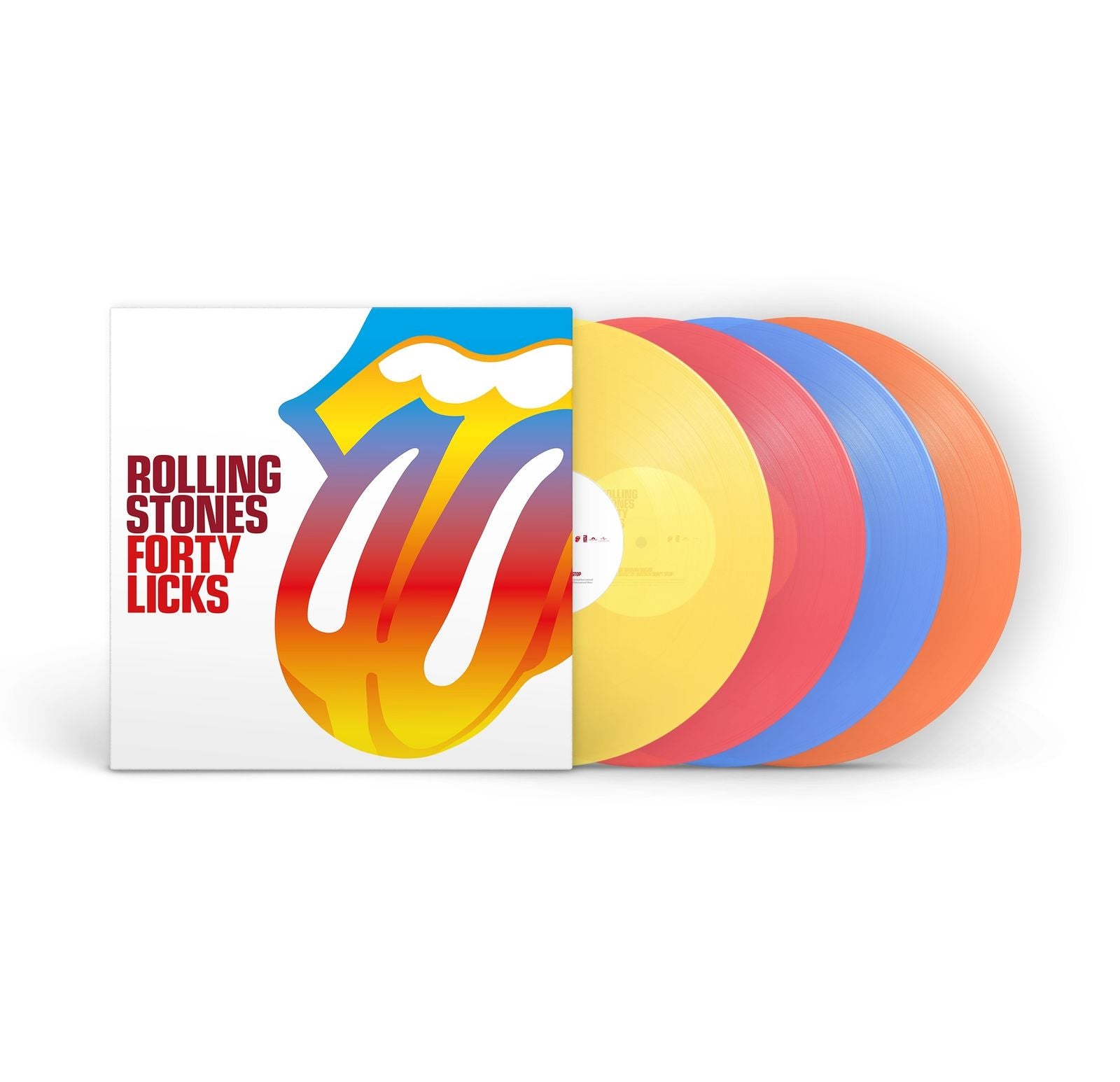 THE ROLLING STONES - Forty Licks - Limited Edition Colored Vinyl 4LP 180g - Black Vinyl Records Spain