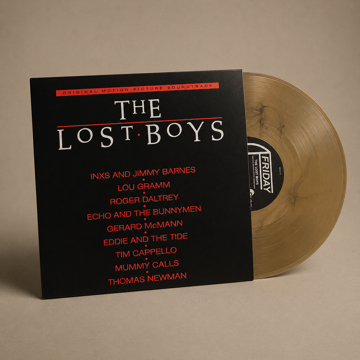 The Lost Boys - Original Motion Picture Soundtrack [Gold Vinyl] - Black Vinyl Records Spain