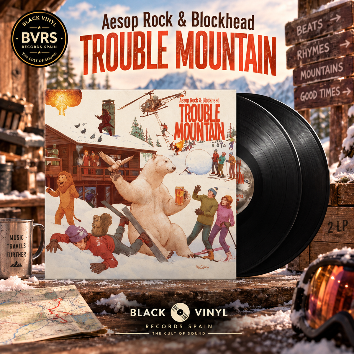 Aesop Rock & Blockhead - Trouble Mountain - 2 LP