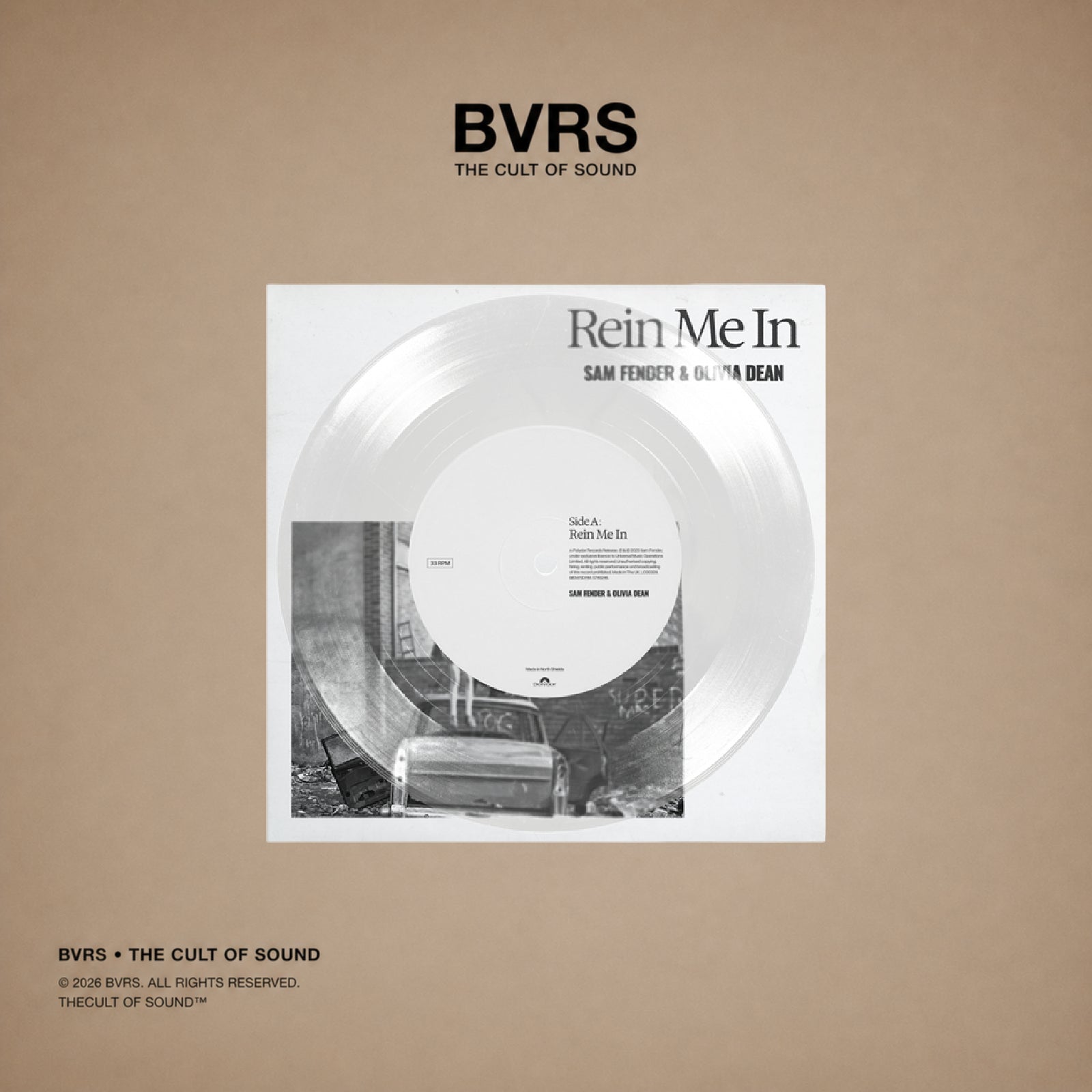 Sam Fender - Rein Me In (North Shields Reissue) Clear 7"