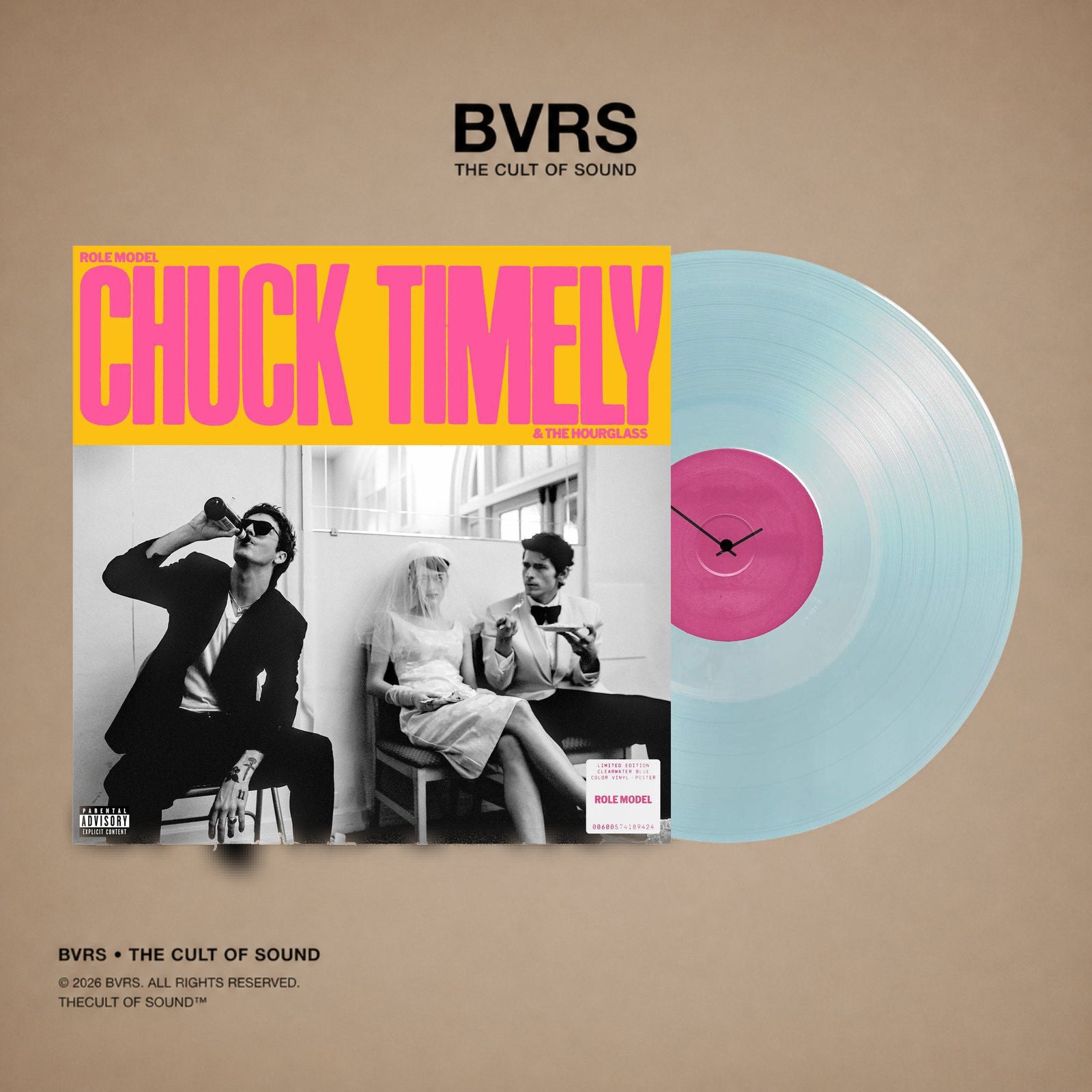 Role Model – Chuck Timely & The Hourglass (Limited Retail Exclusive, Translucent Clearwater Blue Vinyl)