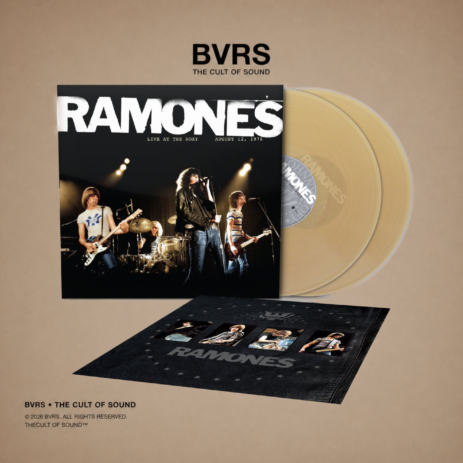 Ramones – Live At The Roxy (Brick & Mortar Exclusive) [Tan Vinyl] [2LP]