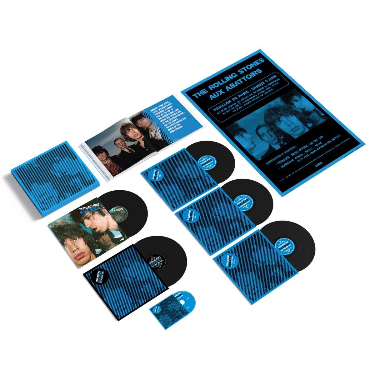 The Rolling Stones: Black And Blue (Steven Wilson Remix 2025) (Limited Super Deluxe Edition) 5 LPs +1 Blu-ray Audio