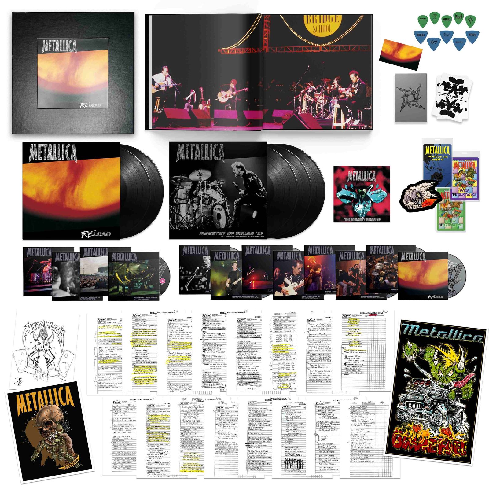 Metallica ReLoad (Remastered 2025) (180g) (Limited Deluxe Boxset) - Black Vinyl Records Spain