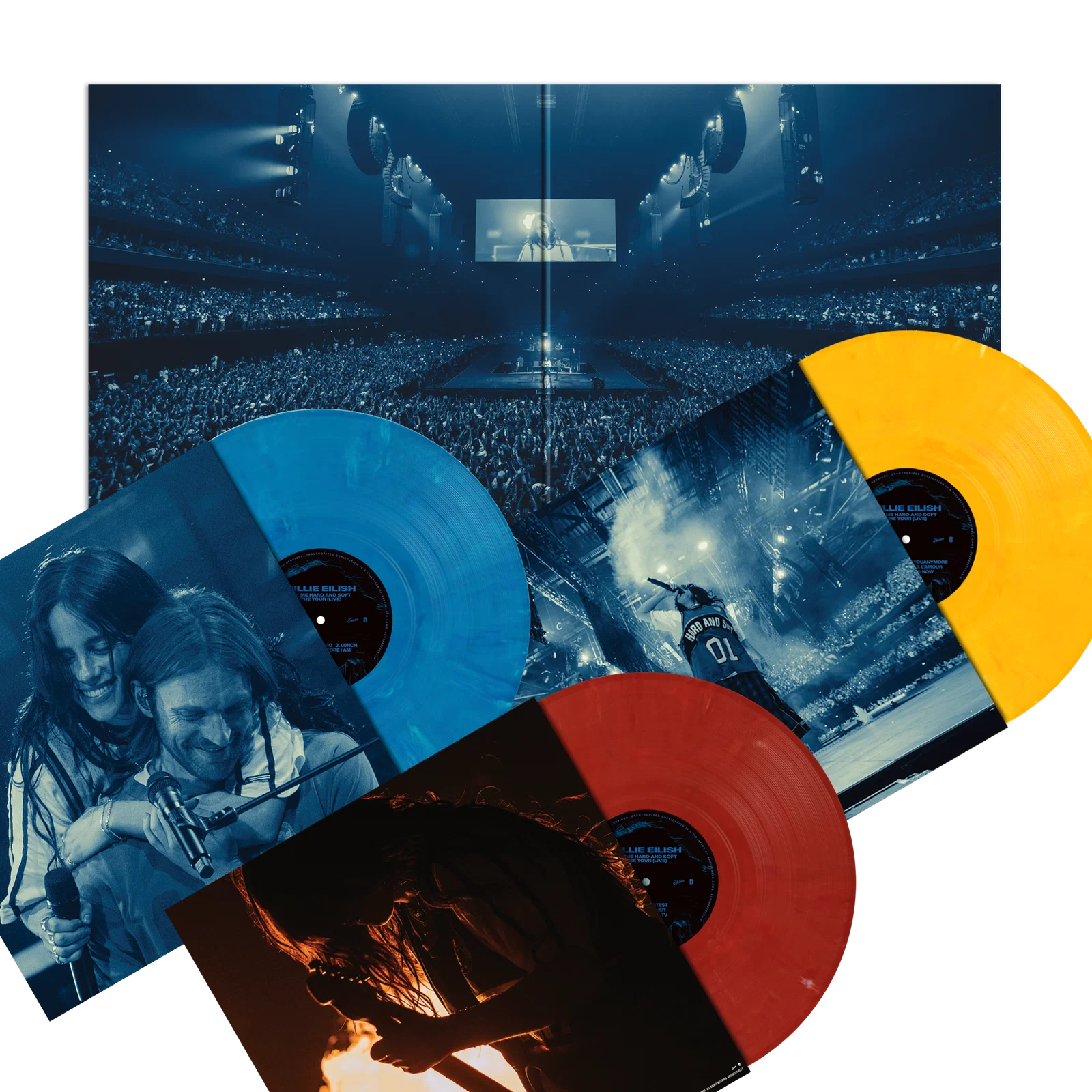 Billie Eilish - Hit Me Hard And Soft: The Tour (Live) 100% Recycled Uniquely Colored Vinyl edition