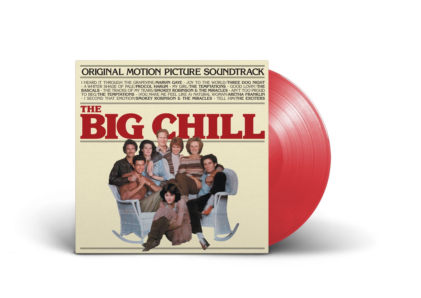 THE BIG CHILL - Original Motion Picture Soundtrack - Limited Edition Red Transparent Vinyl LP