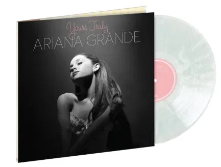 Ariana Grande - Yours Truly Clear & White Swirl Vinyl Repress edition