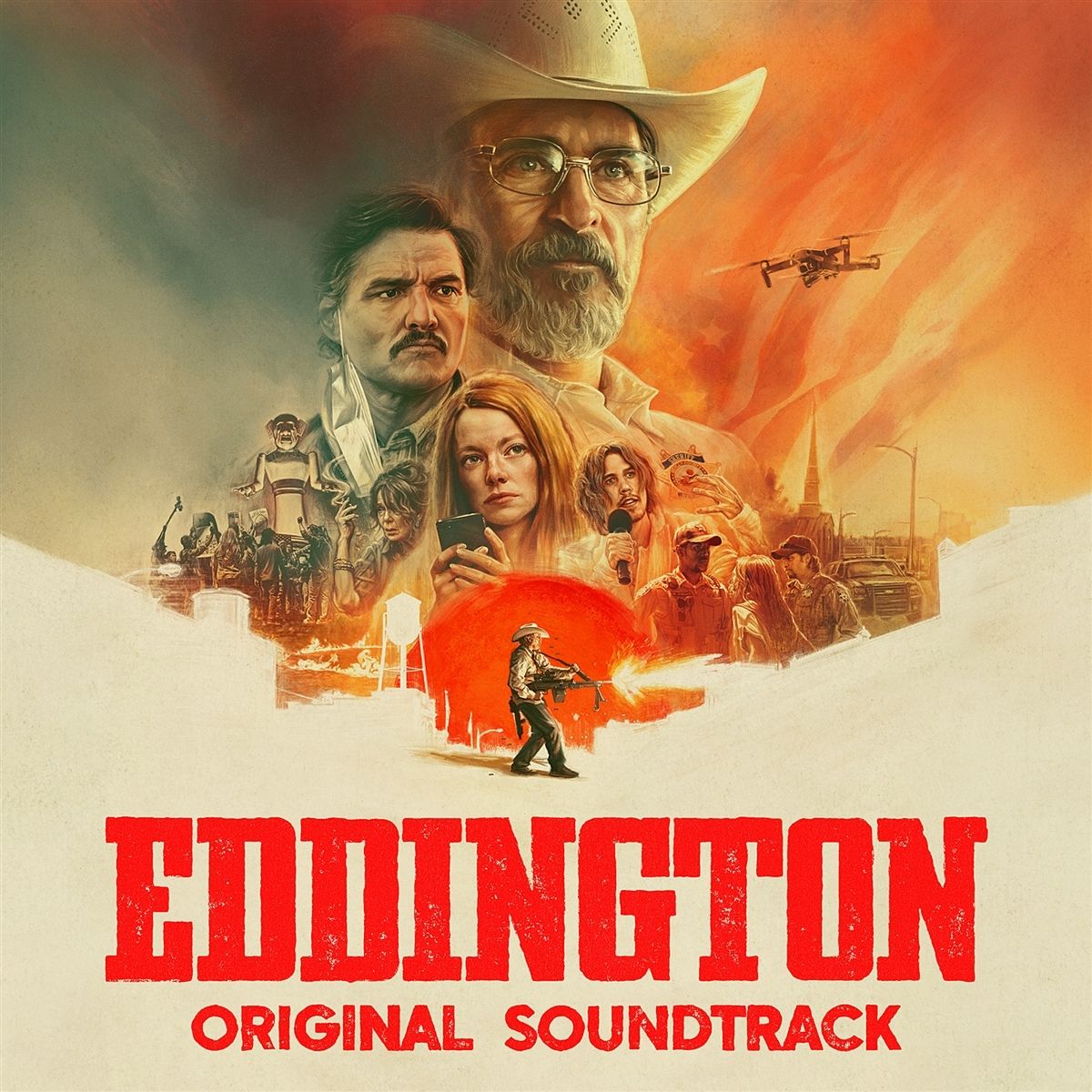 Pemberton, Daniel & Krlic, Bobby EDDINGTON (ORIGINAL SOUNDTRACK) (Ltd. Split Red & Blue) LP