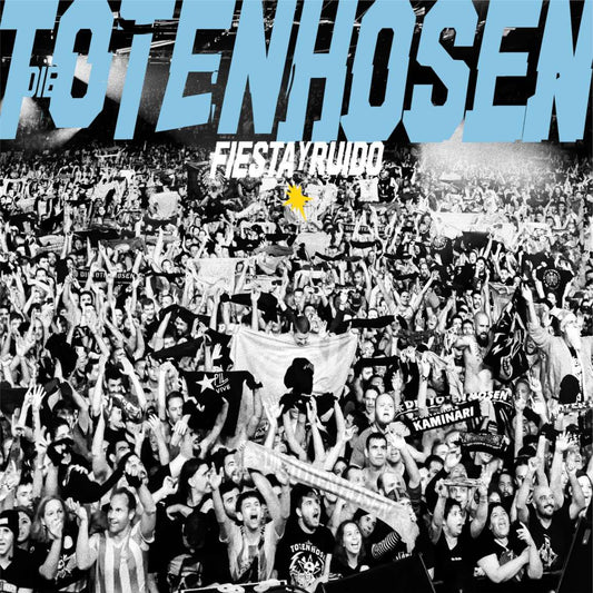 Die Toten Hosen: Fiesta y Ruido: Die Toten Hosen live in Argentinien (180g) (Limitierte Numbered Edition) (Weißes & blaues Vinyl)