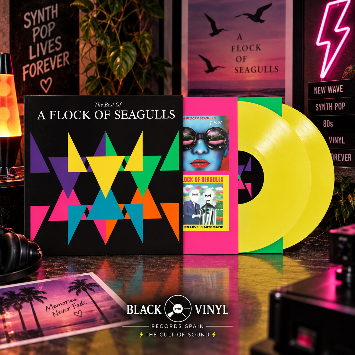 A Flock Of Seagulls - The Best Of A Flock Of Seagulls (Yuzu Yellow & Transparent Vinyl, 2LP)
