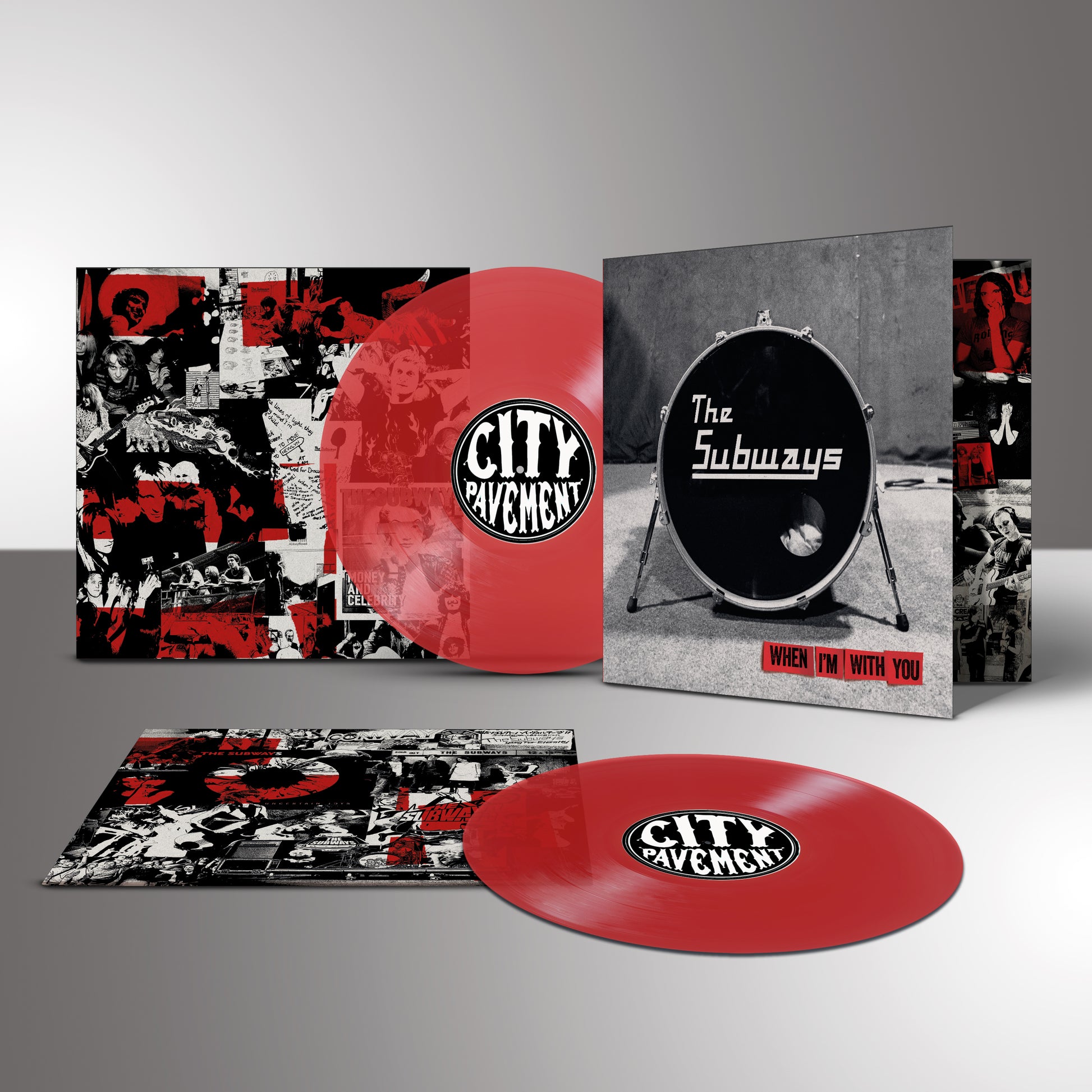 The Subways: When I'm With You (Transparent Red Colored) 2 LPs