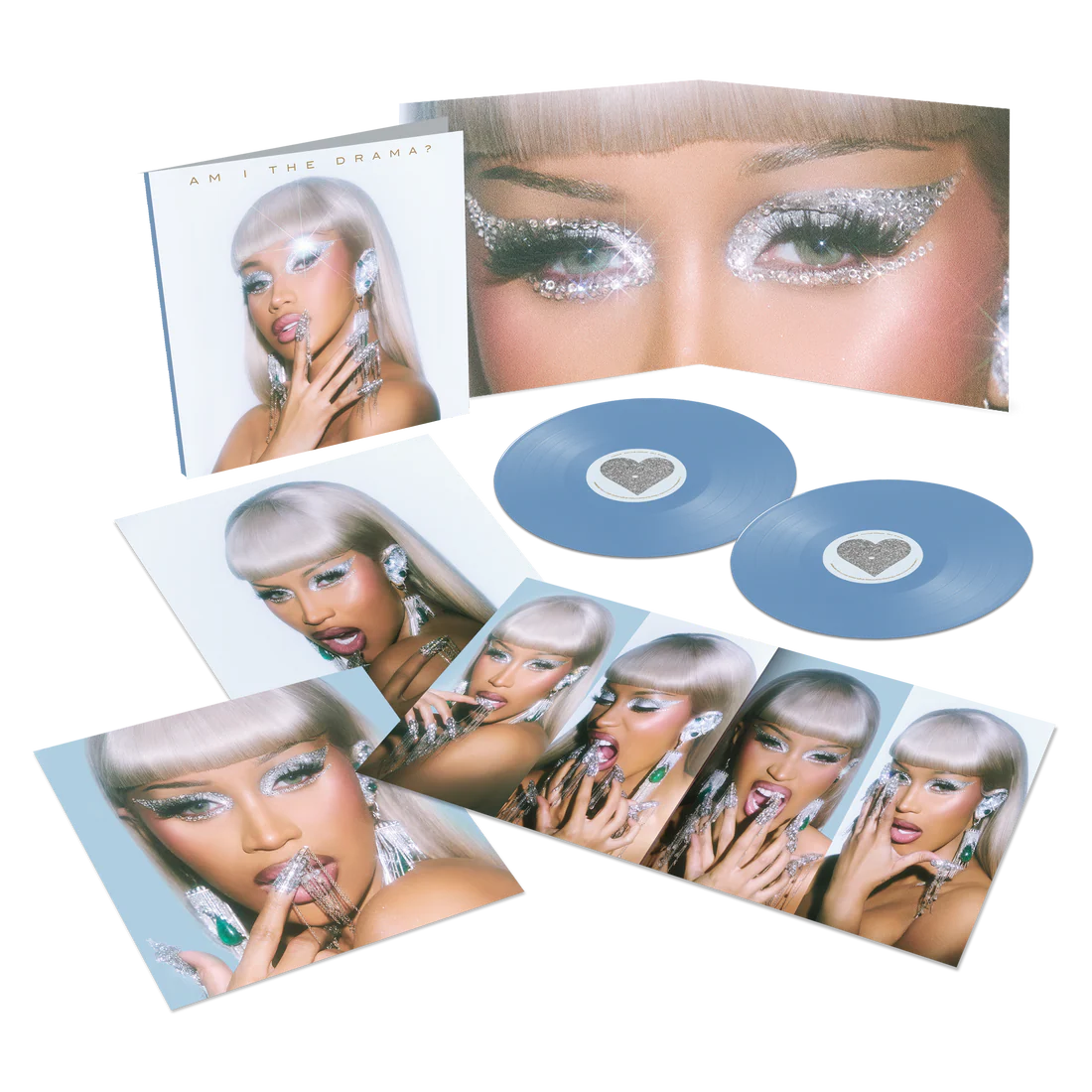 CARDI B - AM I THE DRAMA? Pretty and Petty (Alternate Cover #2 SIGNED VINYL) USA IMPORT