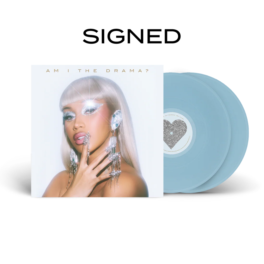 CARDI B - AM I THE DRAMA? Pretty and Petty (Alternate Cover #2 SIGNED VINYL) USA IMPORT
