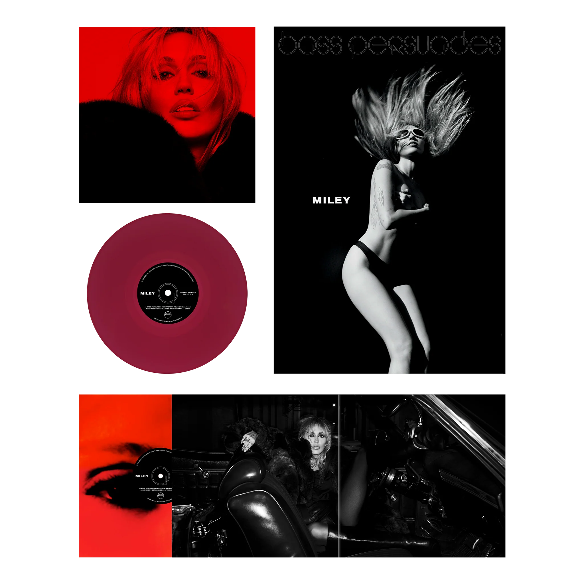 Miley - Bass Persuades [Store Exclusive Ruby Vinyl LP]