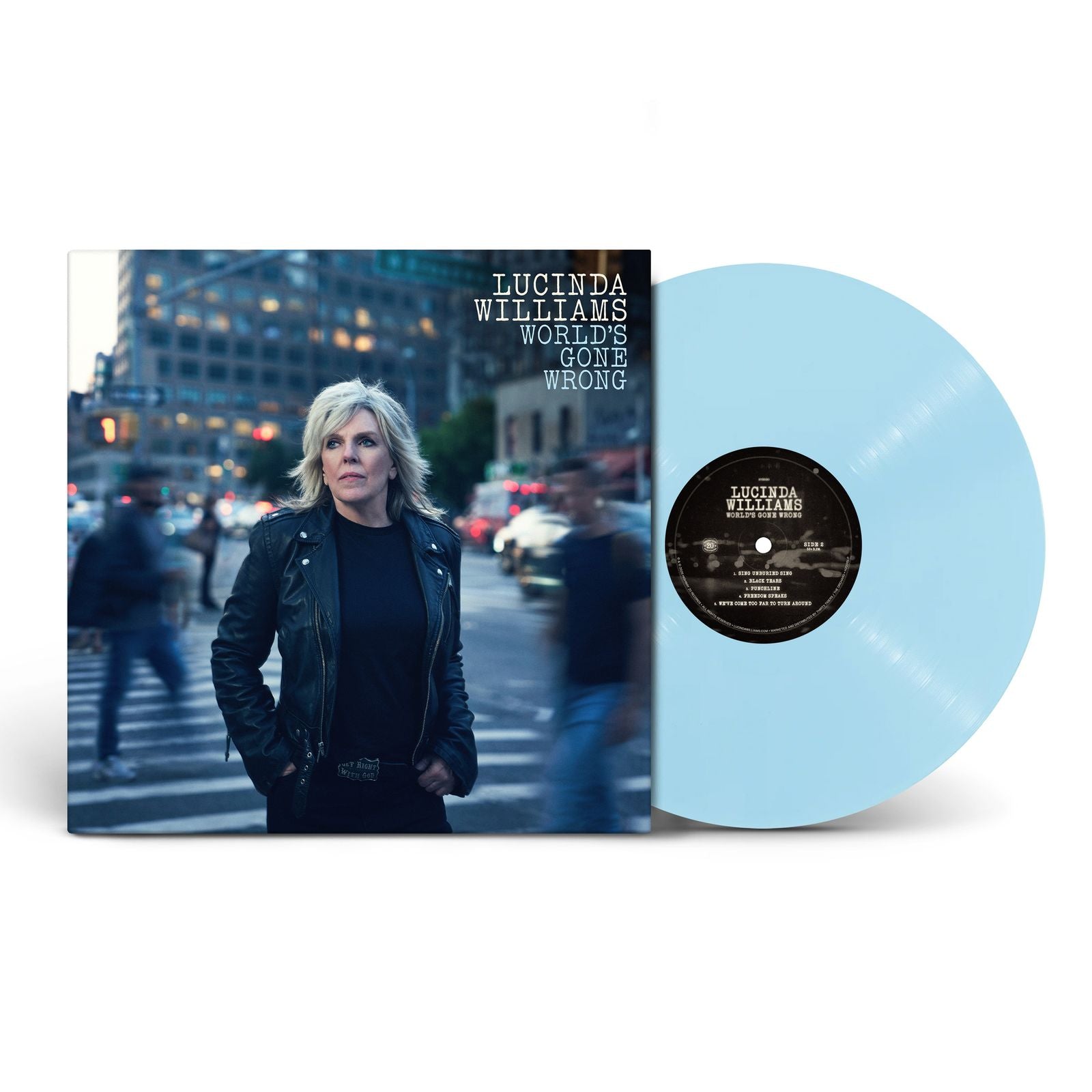 Lucinda Williams World's Gone Wrong (Indie Exclusive Edition) (Sky Blue Vinyl)