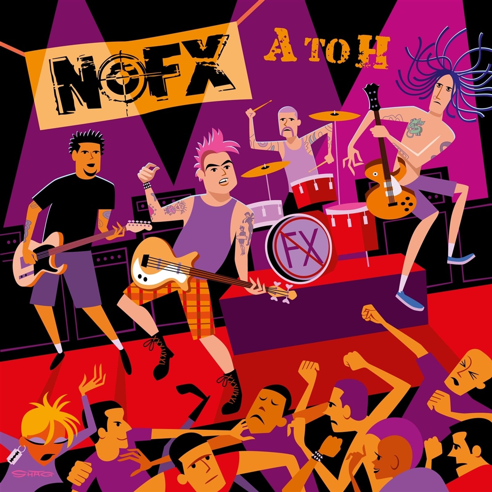 NOFX A To H (Limited Edition) (Transparent Magenta Vinyl)